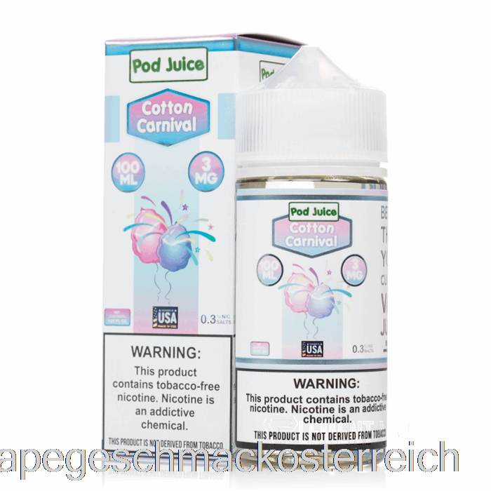 Cotton Carnival - Schotensaft - 100ml 0mg Vape-Geschmack